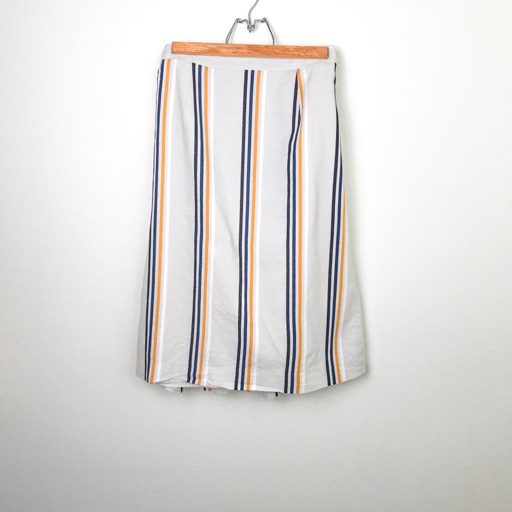 🛍 3/$35 SALE - Who What Wear Stripe Pleated Skirt